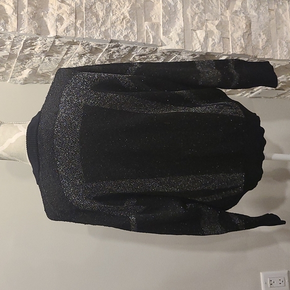 Iro Metallic Black and Silver Dock Sweater - Picture 4 of 9